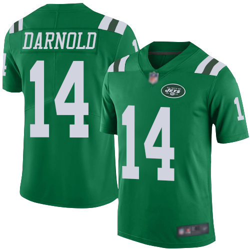 New York Jets Limited Green Men Sam Darnold Jersey NFL Football #14 Rush Vapor Untouchable->women nfl jersey->Women Jersey
